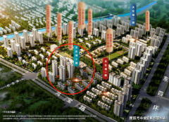 处于龙子湖的北侧
